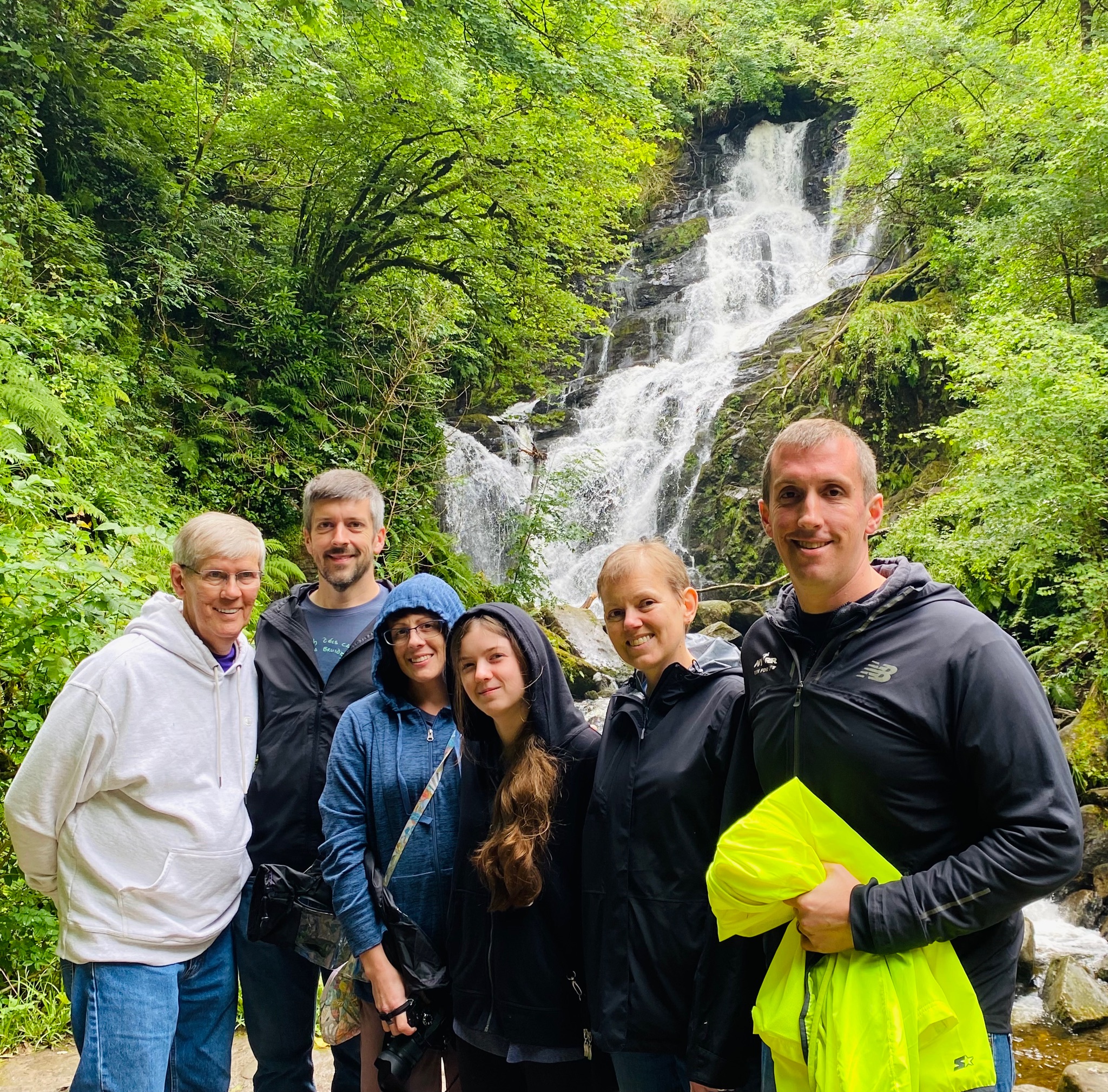 Orvie, Will, Meredith, Anna, Mandy, and Ben at Killarney National Park in Ireland; July 2022.